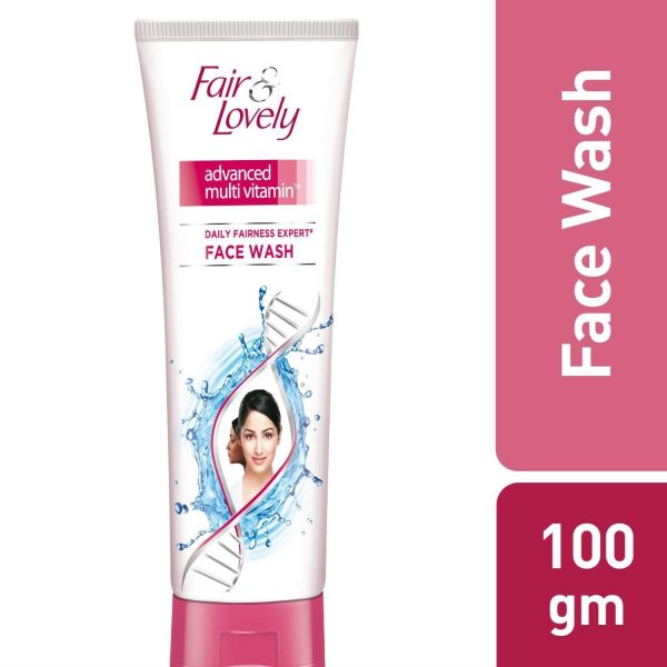 Fair & Lovely Advanced Brightening Face Wash | Gentle Daily Cleansing Formula | Suitable For All Skin Types | Radiant & Fresh Look (100ml)